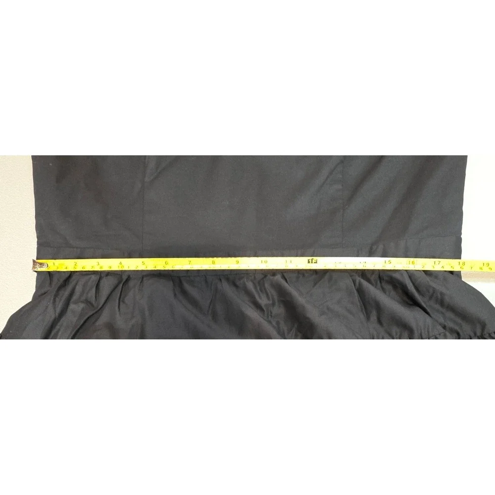 White‎ House Black Market WHBM Womens 16 Black Fit & Flare Mini Sundress NWT